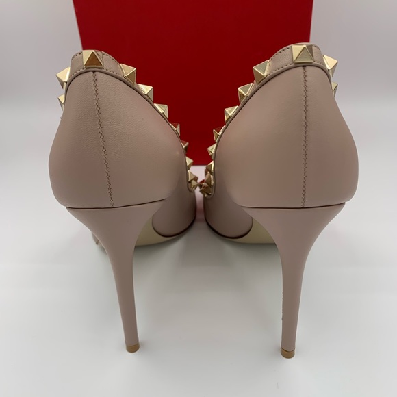 ❤️ SOLD ❤️ VALENTINO Rockstud soft calfskin leather pumps in 100mm heel - Picture 3 of 7